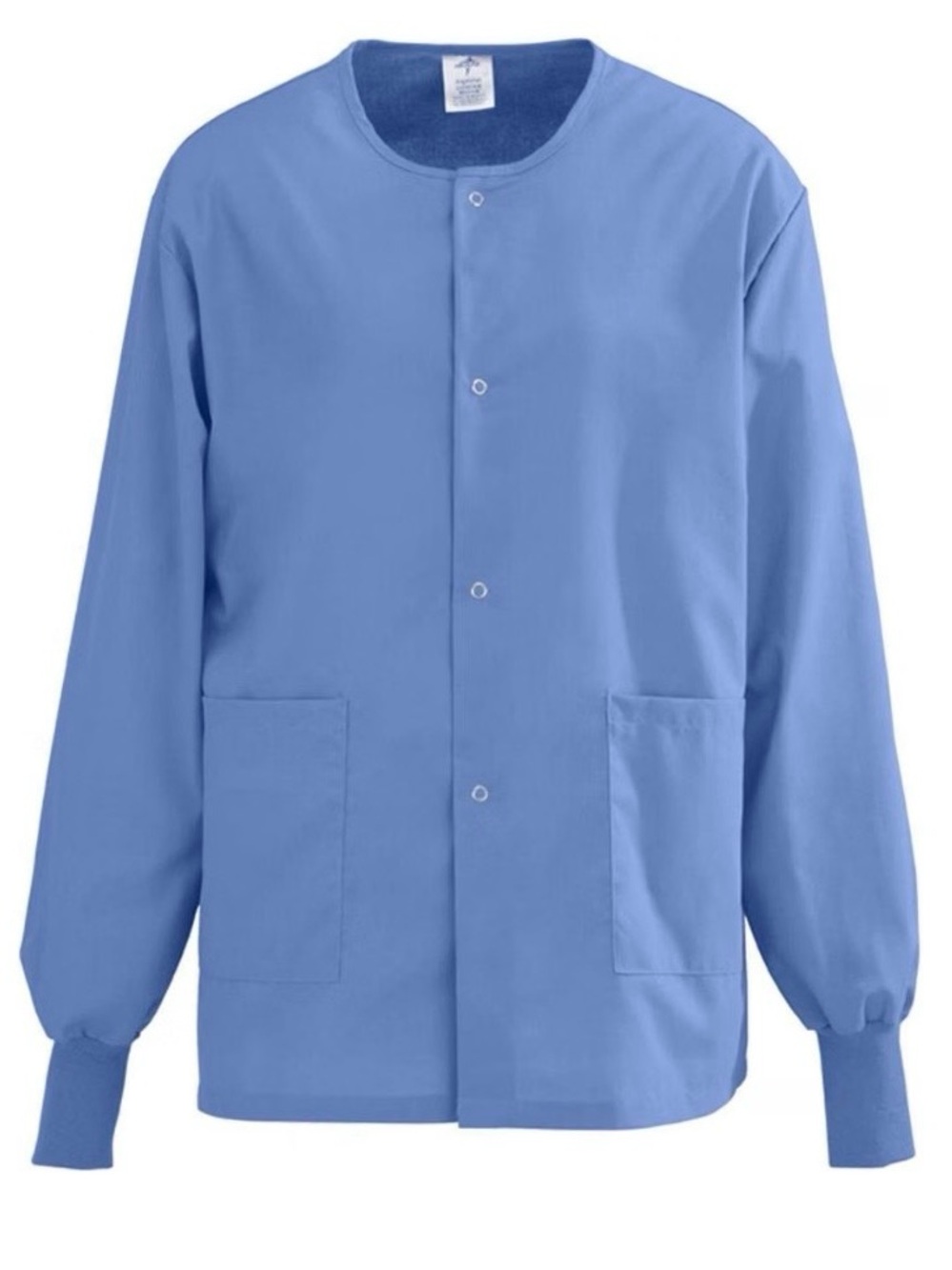 NWOT Medline PerforMAX Unisex Light Blue Snap-Front Scrub Jacket